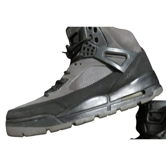 Nike Air Jordan Spizike Winterized Boot Trainers Black on Black Boys 6.5Y