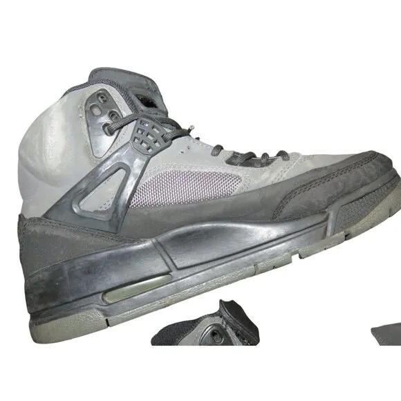 Nike Air Jordan Spizike Winterized Boot Trainers Black on Black Boys 6.5Y