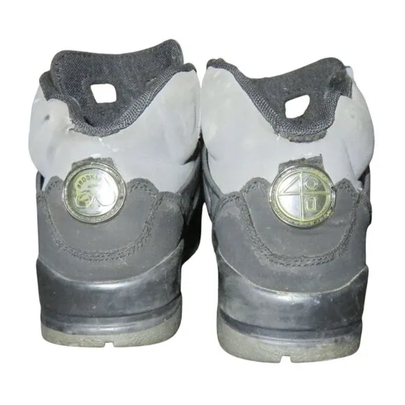 Nike Air Jordan Spizike Winterized Boot Trainers Black on Black Boys 6.5Y