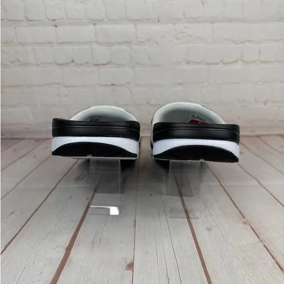 Nike Air Max 1 White Black Lt Neutral Grey Slides Sandals Mens Sz 17 DH0295-102