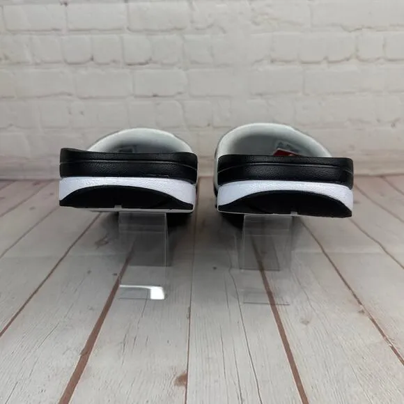 Nike Air Max 1 White Black Lt Neutral Grey Slides Sandals Mens Sz 18 DH0295-102