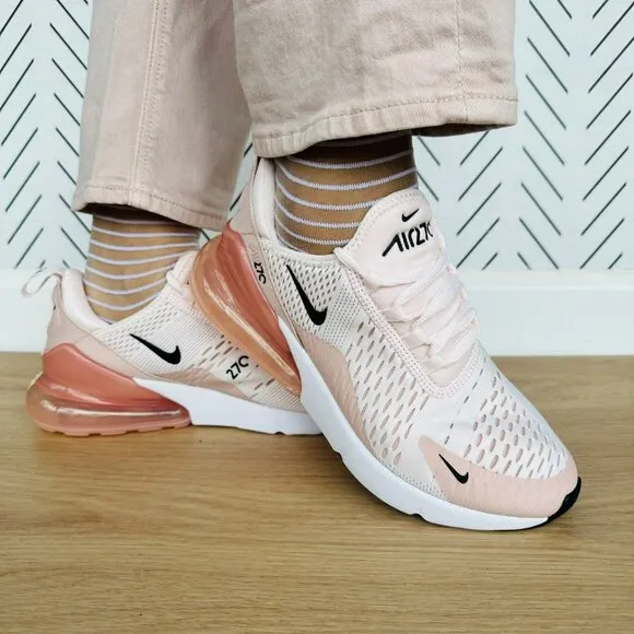 🤩Nike Air Max 270 Sz 6 Women Shoes comfort Soft Comfy  Sneaker Pink AH6789-604