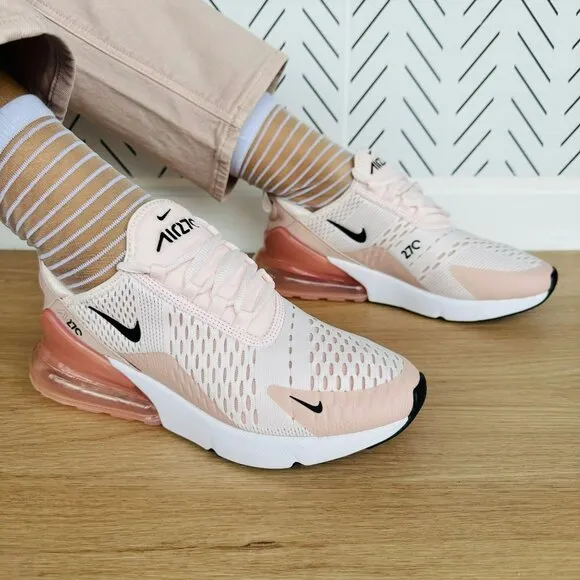 🤩Nike Air Max 270 Sz 6 Women Shoes comfort Soft Comfy  Sneaker Pink AH6789-604