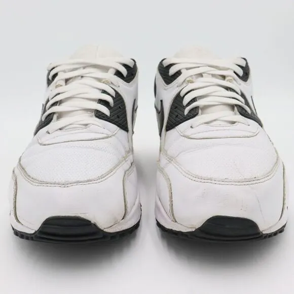 Nike Air Max 90 Men's Size 12 US White Black‎ Athletic Sneakers Shoes 325018-103