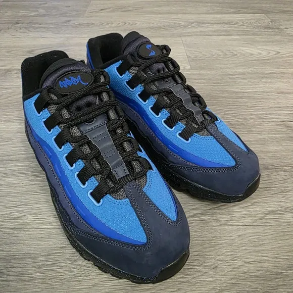 Nike Air Max 95 Stash (2024) Size 6 Men Black Blue Sneakers HF5515-400