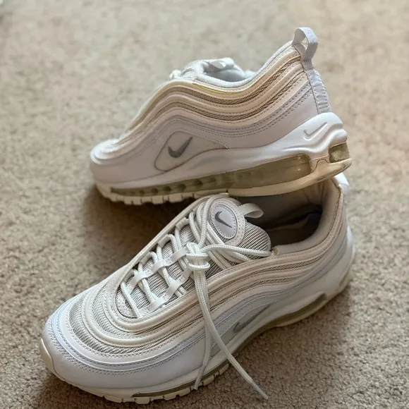 Nike Air Max 97 All White Sneakers