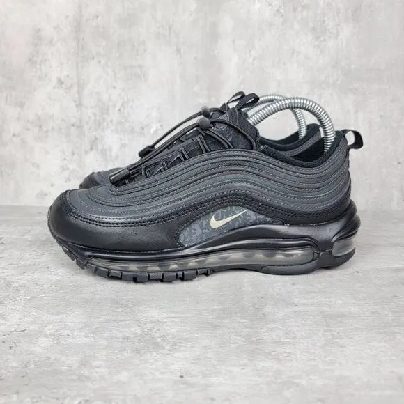 Nike Air Max 97 Black Womens Size‎ 7 Shoes Sneakers Anthracite Pewter DH0558-001