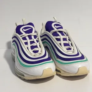 Nike Air Max 97 Ultra SE Womens Sz 7.5 Running Shoes Purple Aqua White Sneakers