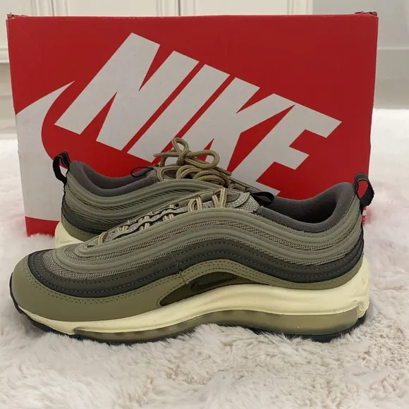 Nike Air Max 97 Women`s Shoes Neutral Olive-sequoia NEW IN BOX Sz 5.5