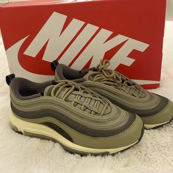 Nike Air Max 97 Women`s Shoes Neutral Olive-sequoia NEW IN BOX Sz 5.5