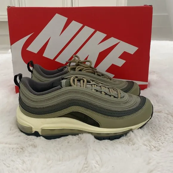 Nike Air Max 97 Women`s Shoes Neutral Olive-sequoia NEW IN BOX Sz 5.5