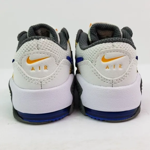 Nike Air Max Exceed Baby Boys Size 5C White Blue Gray Sneaker Shoes CD6893-116