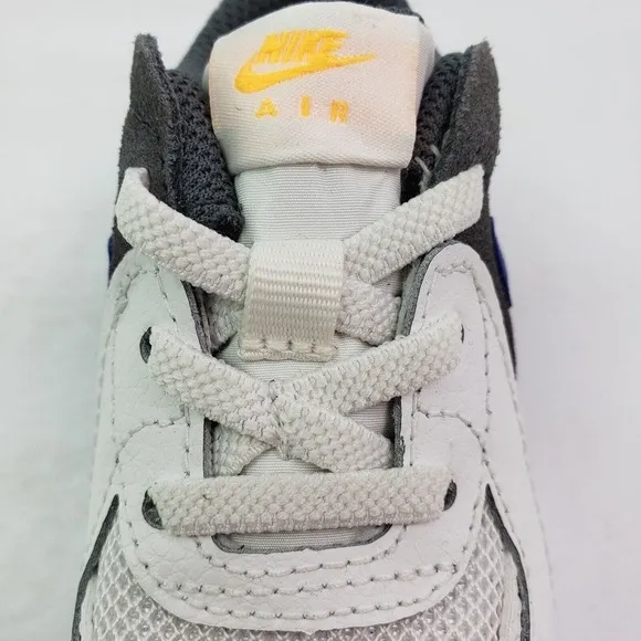 Nike Air Max Exceed Baby Boys Size 5C White Blue Gray Sneaker Shoes CD6893-116