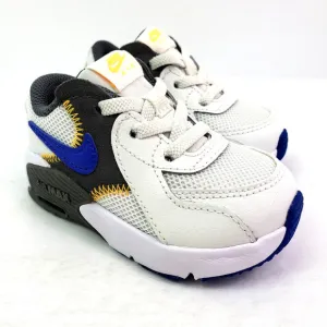 Nike Air Max Exceed Baby Boys Size 5C White Blue Gray Sneaker Shoes CD6893-116
