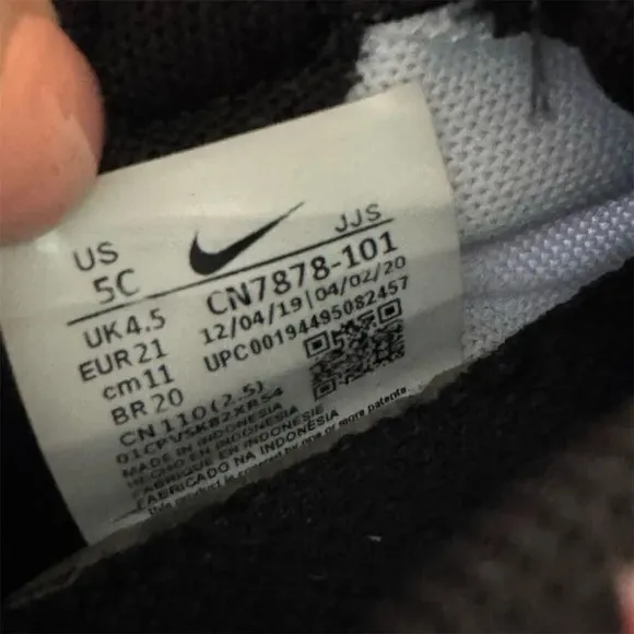 Nike Air Max Exosense Toddler Shoes Black/Pink Size 5C