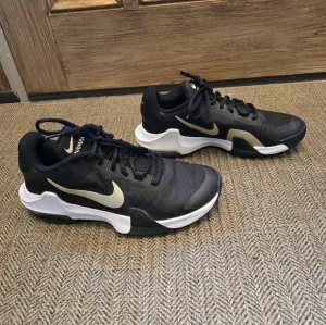 Nike Air Max Impact 4 Men's Black and Gold Athletic Shoes Size 8