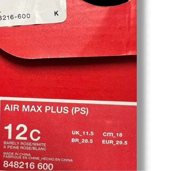 Nike Air Max Plus Little Kids' Shoes