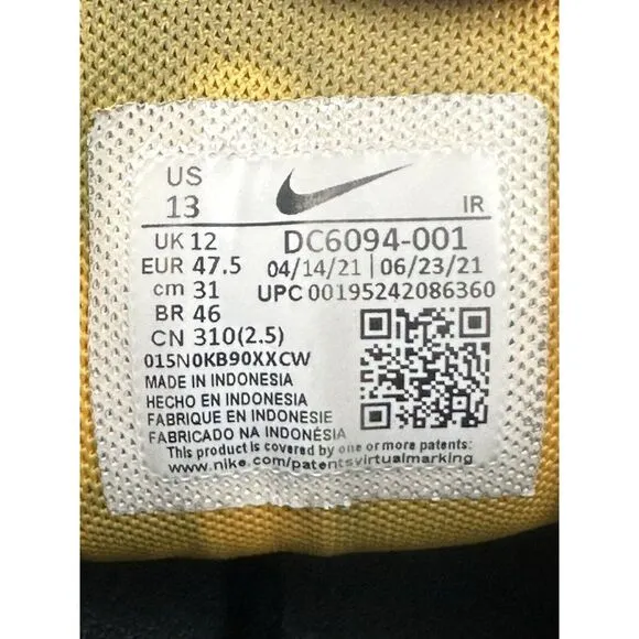 Nike Air Max Plus Reverse Sunset Orange Black Mens Shoes DC6094-001 Size 13
