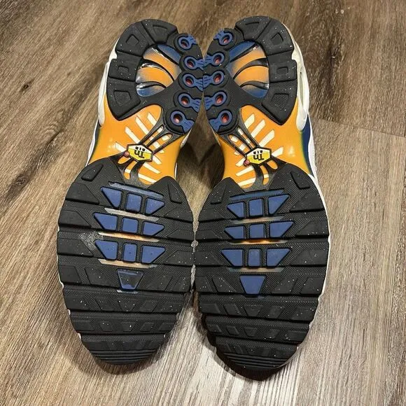 Nike Air Max Plus TN Mens Shoes Kumquat Orange Blue White DV3507-100 Size 12