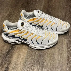 Nike Air Max Plus TN Mens Shoes Kumquat Orange Blue White DV3507-100 Size 12