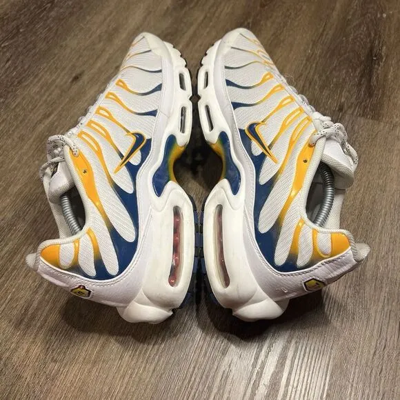 Nike Air Max Plus TN Mens Shoes Kumquat Orange Blue White DV3507-100 Size 12