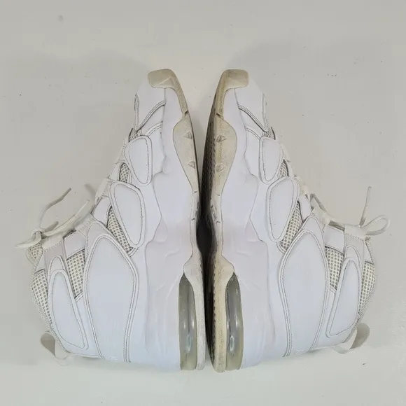 Nike Air Max2 Uptempo 94 Triple White Men's Shoes Size 8.5 Sneakers #922934-100