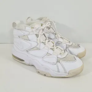 Nike Air Max2 Uptempo 94 Triple White Men's Shoes Size 8.5 Sneakers #922934-100