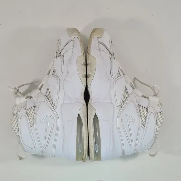 Nike Air Max2 Uptempo 94 Triple White Men's Shoes Size 8.5 Sneakers #922934-100