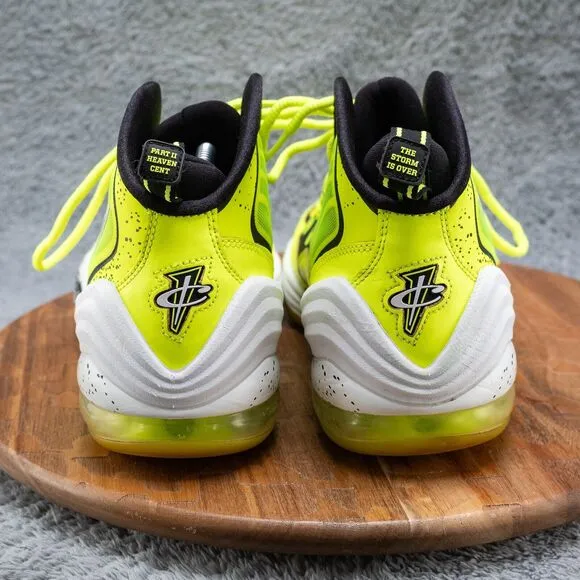 Nike Air Penny 5 V Mens Highlighter Volt Yellow Black White 628568-701 Size 11.5