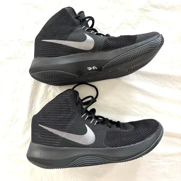 Nike Air Precision ll NBK Black Basketball Sneakers shoes SZ 7 NWOT