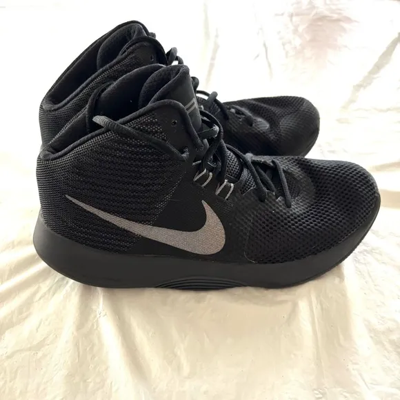 Nike Air Precision ll NBK Black Basketball Sneakers shoes SZ 7 NWOT