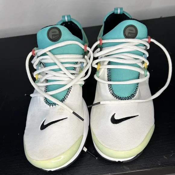 NIKE AIR PRESTO &quot;STAINED GLASS&quot; WASHED TEAL-UNIVERSITY RED SZ 10 -WM