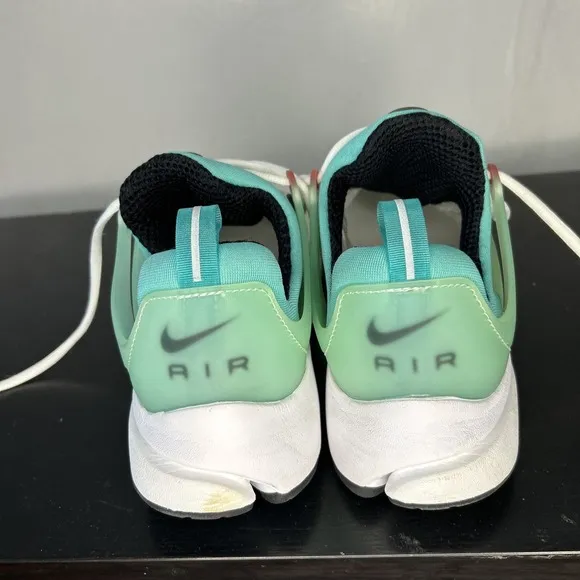 NIKE AIR PRESTO &quot;STAINED GLASS&quot; WASHED TEAL-UNIVERSITY RED SZ 10 -WM
