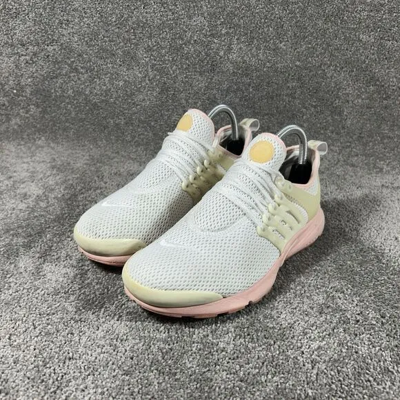 Nike Air Presto Athletic Running Shoes White Sunset Tint AQ7890-100 Women Size 8