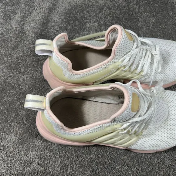 Nike Air Presto Athletic Running Shoes White Sunset Tint AQ7890-100 Women Size 8