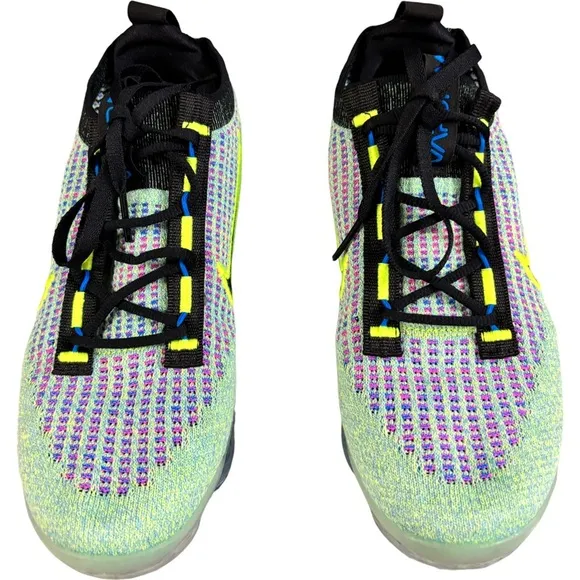NIKE Air VaporMax 2022 FK &quot;Volt Photo Blue&quot; Running Shoes Size 6.5 Y Women’s 8
