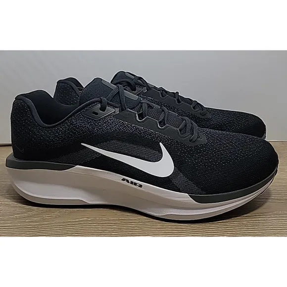 Nike Air Winflo 11 Wide Black White Men Road Running Jogging Shoes FQ8937-001