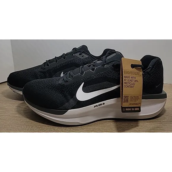 Nike Air Winflo 11 Wide Black White Men Road Running Jogging Shoes FQ8937-001