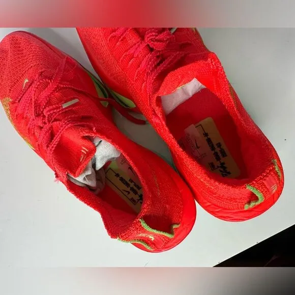 Nike Air Zoom Alphafly NEXT% 2 Racing AF Women’s 8.5 Hyper Crimson Volt Elite