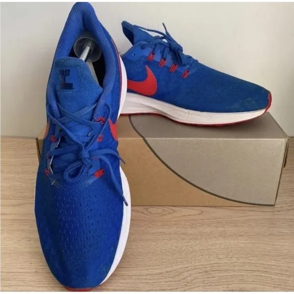 Nike Air Zoom ID Pegasus Blue/Red Men Sneakers - Men SZ 11.5
