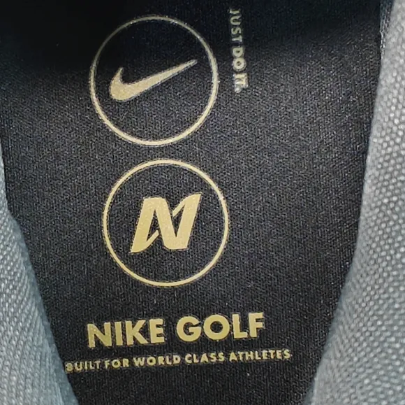 Nike  Air Zoom Infinity Tour 2 Golf Black Infinite Gold Men's Golf Shoes sz 11.5