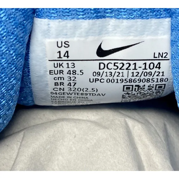 Nike Air Zoom Infinity Tour Next% Golf Shoes Mens 14 White Blue DC5221-104