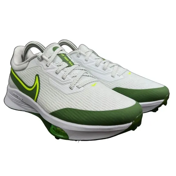 Nike Air Zoom Infinity Tour Next% White Green Golf Shoes DC5221-173 Men's Size 8