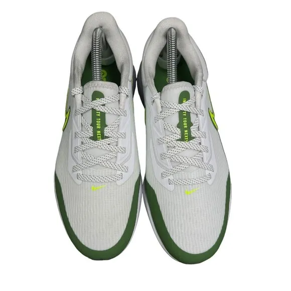 Nike Air Zoom Infinity Tour Next% White Green Golf Shoes DC5221-173 Men's Size 8