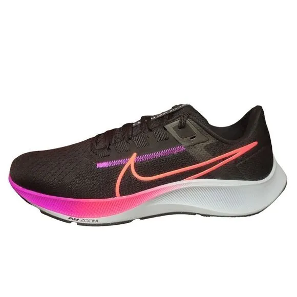 Nike Air Zoom Pegasus 38 Men's Shoes Black/Flash Crimson-Off Noir CW7356 011