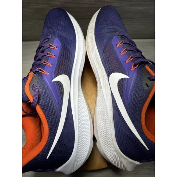 Nike Air Zoom Pegasus 39 Shoe Sneakers Clemson Tigers NCAA DR1961-500 Mens 15