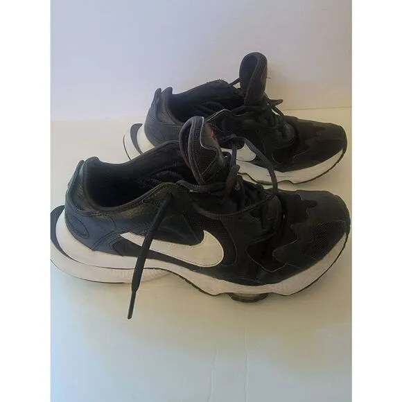 Nike Air Zoom Division Unisex Black Lace-up Sneaker Running Shoes Size 9.5