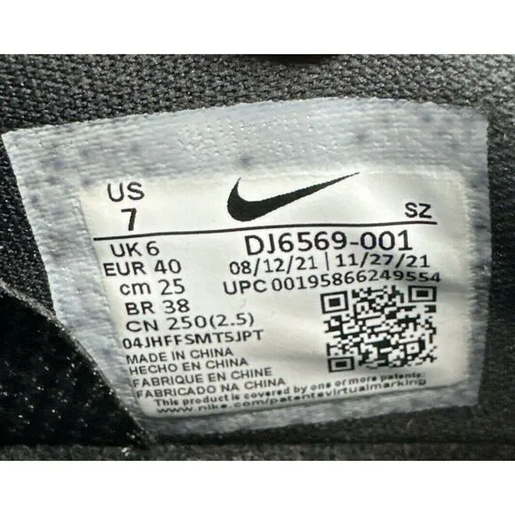 Nike Air Zoom Victory Tour 2 Black White Golf Shoes Men's Size 7