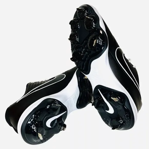 Nike Alpha Huarache 3 Varsity Low Cleats Spikes Black CT0829-003 Men’s Size 12