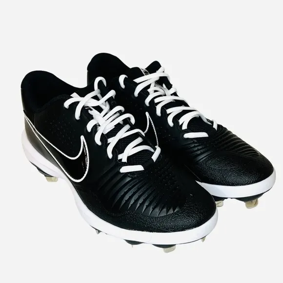 Nike Alpha Huarache 3 Varsity Low Cleats Spikes Black CT0829-003 Men’s Size 12